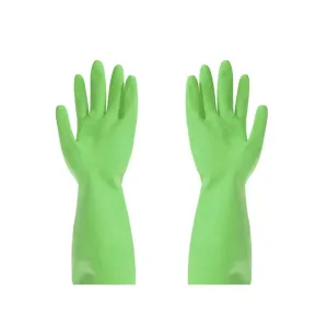 0653 Multipurpose cleaning rubber hand gloves (green) 1 PC