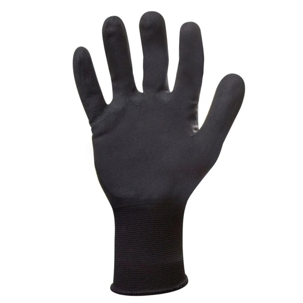 212 Performance AXGLT-05-010PR AX360 Grip Lite Nitrile-dipped Work Glove, 1-Pair, Large Black;Blue