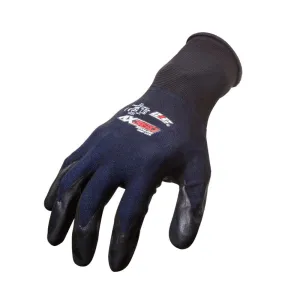 212 Performance AXGLT-05-010PR AX360 Grip Lite Nitrile-dipped Work Glove, 1-Pair, Large Black;Blue