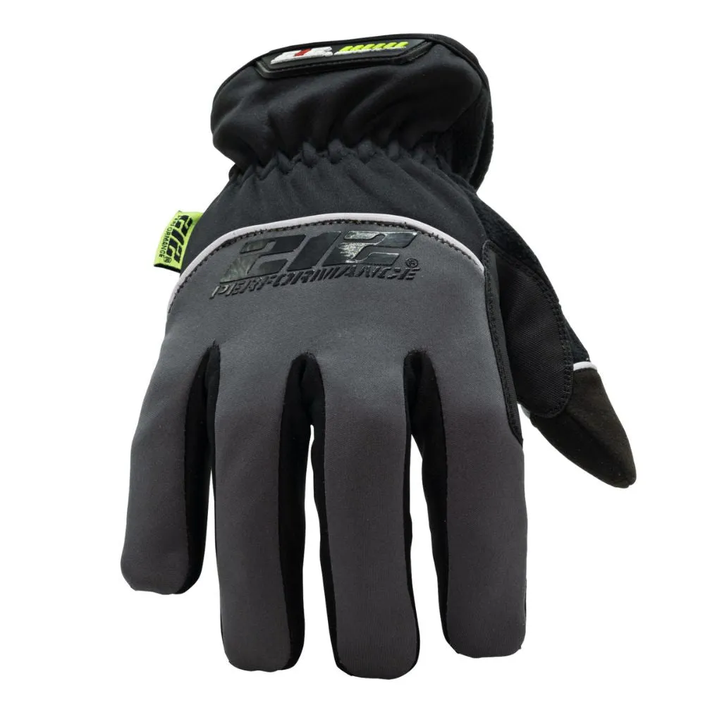 212 Performance TUNFWP-0609 Waterproof Fleece Lined Tundra Touchscreen Screen Gloves, Medium Gray