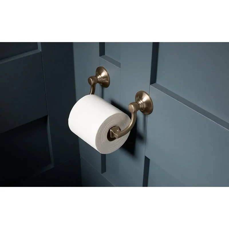 Bancroft 8.5" Toilet Paper Holder in Vibrant Polished Nickel