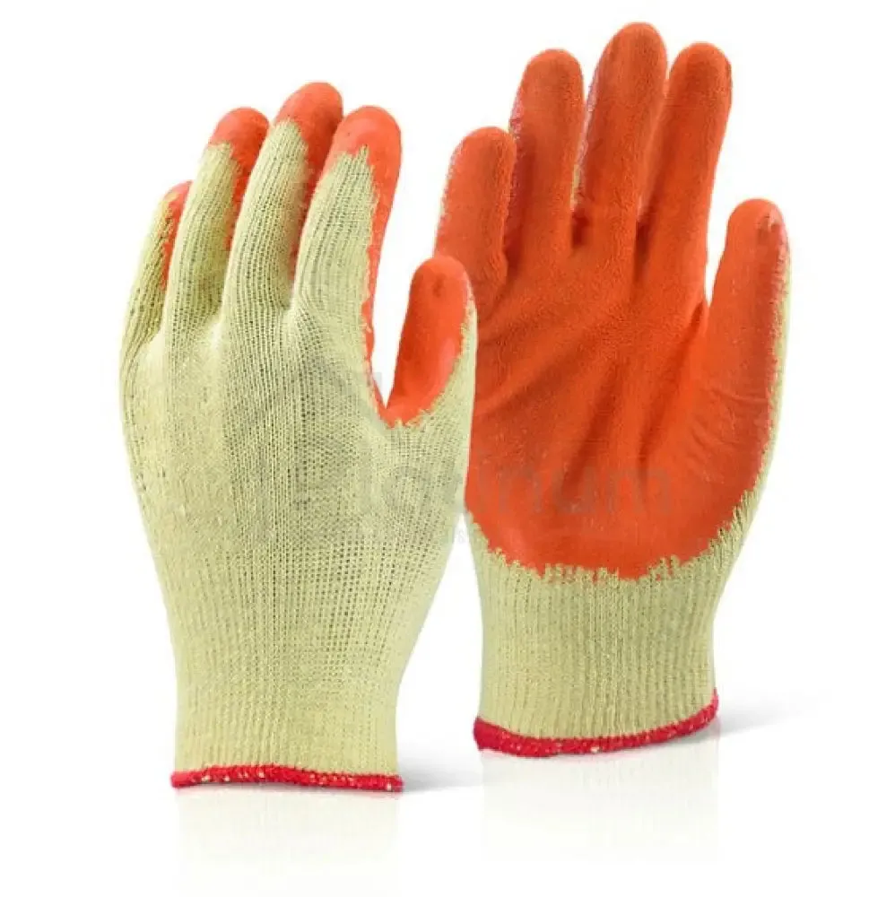 Beeswift Economy Grip Gloves (Latex Palm)