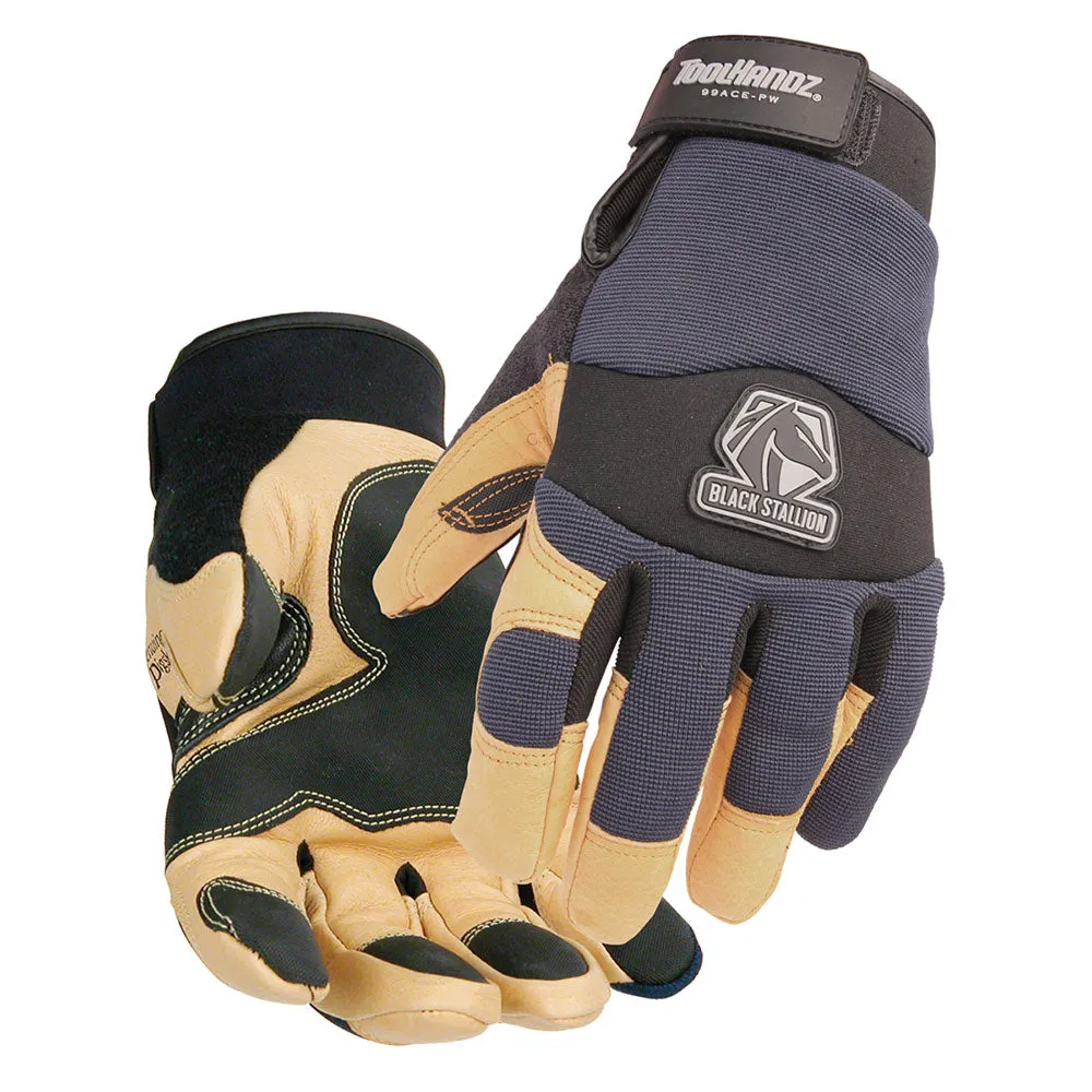 Black Stallion 99ACEXL-PW ToolHandz Pigskin Insulated Winter Mechanics Glove, X-Large