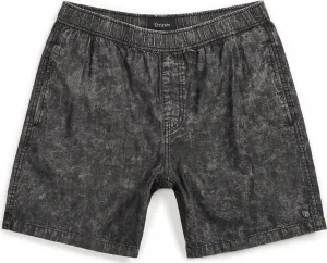 BRIXTON STEADY ELASTIC WB SHORT - BLACK ACID WASH