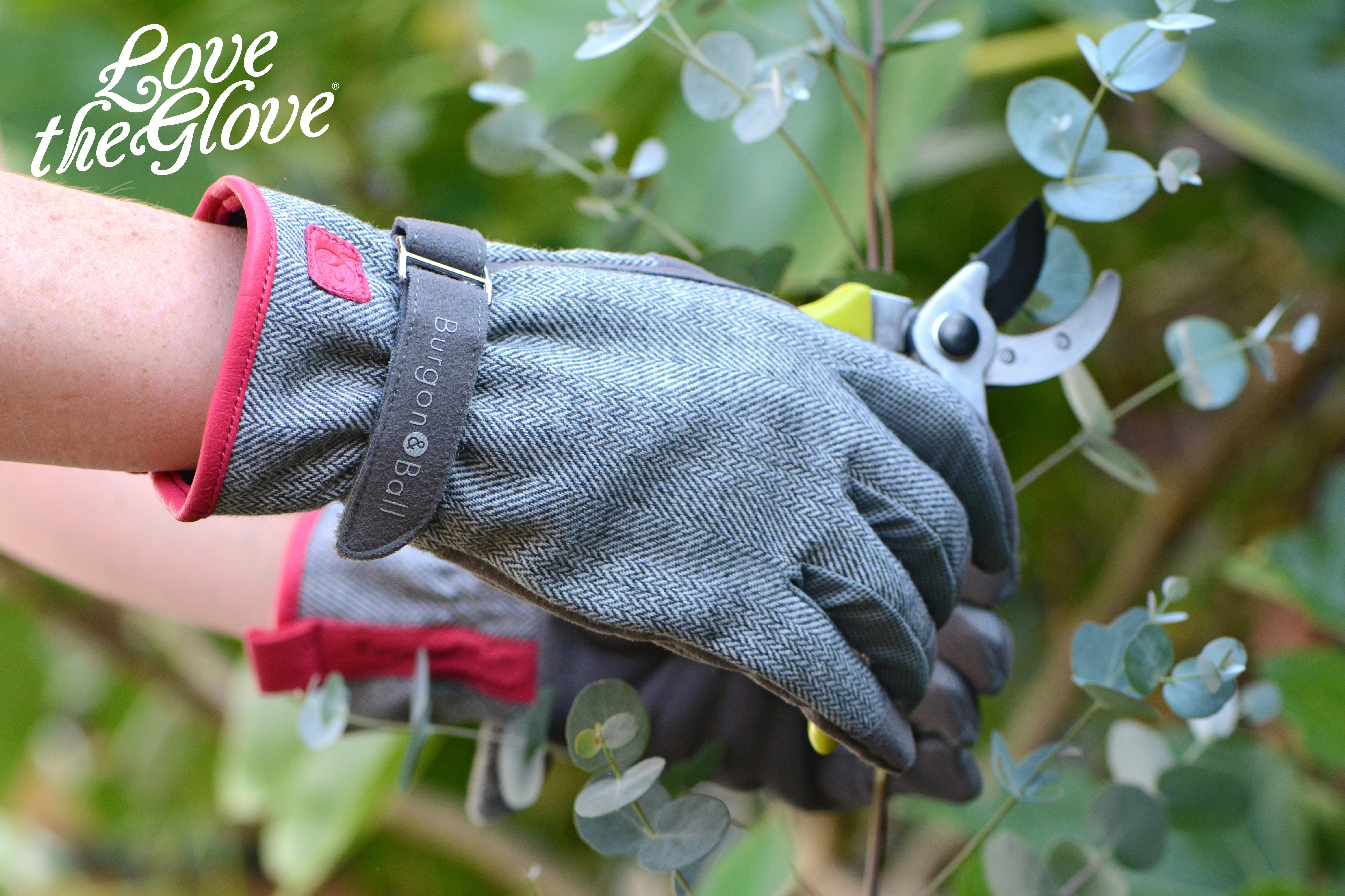 Burgon & Ball Love the Glove Grey Tweed