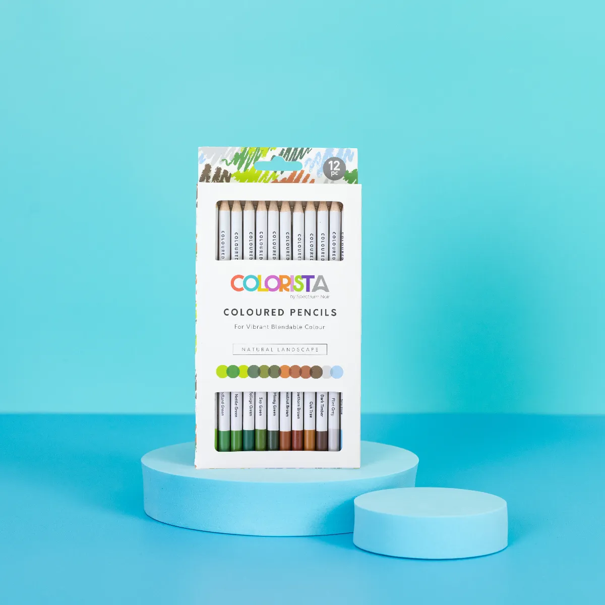 Colorista - Coloured Pencil - Natural Landscape 12pc