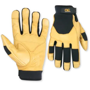 Custom Leathercraft Top Grain Goatskin With Reinforced Palm Gloves X-Large