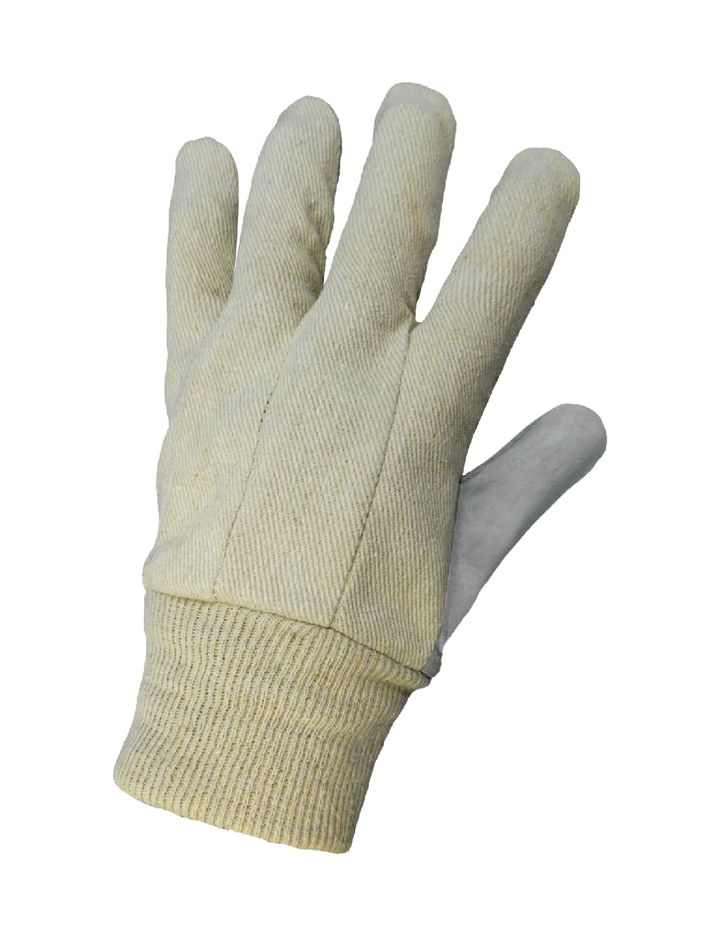 Economy Split Cowhide Leather Palm Gloves with Knit Wrist - 2300KW