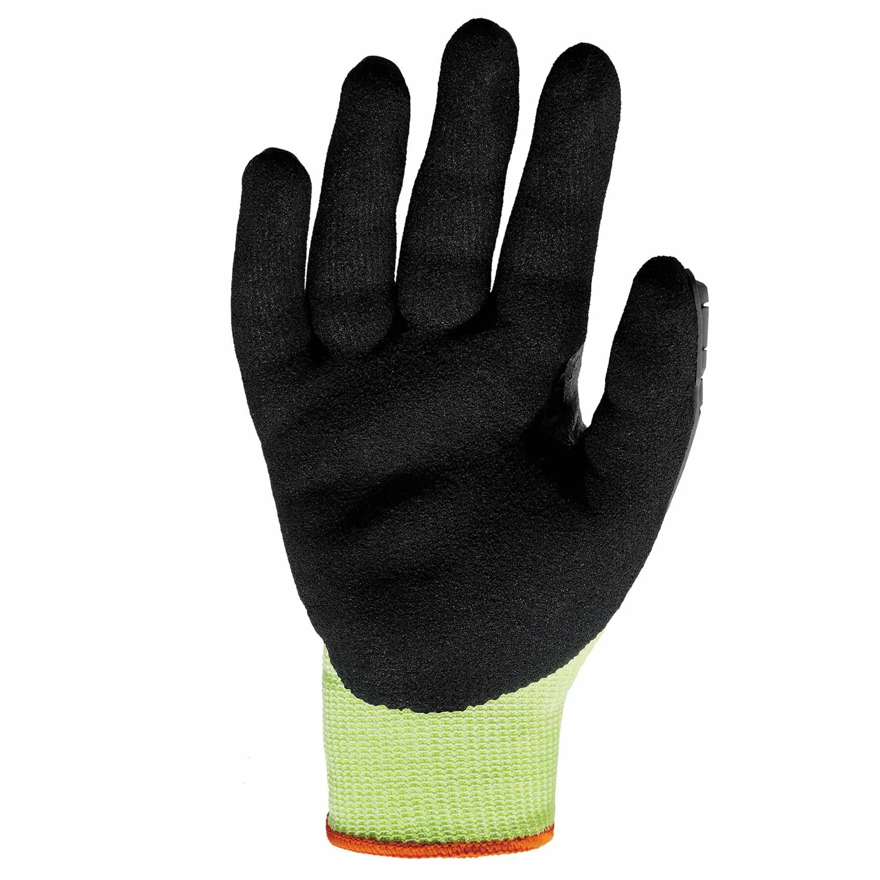 Ergodyne 17834 7141-CASE L Lime ANSI A4 DIR Nitrile-Coated CR Gloves 72-Pair