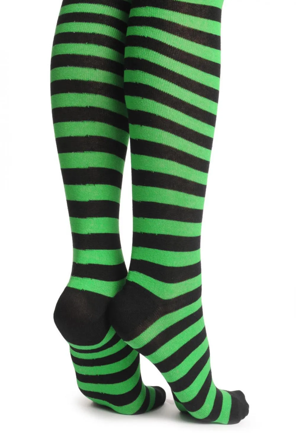 Forest Green & Black Stripes