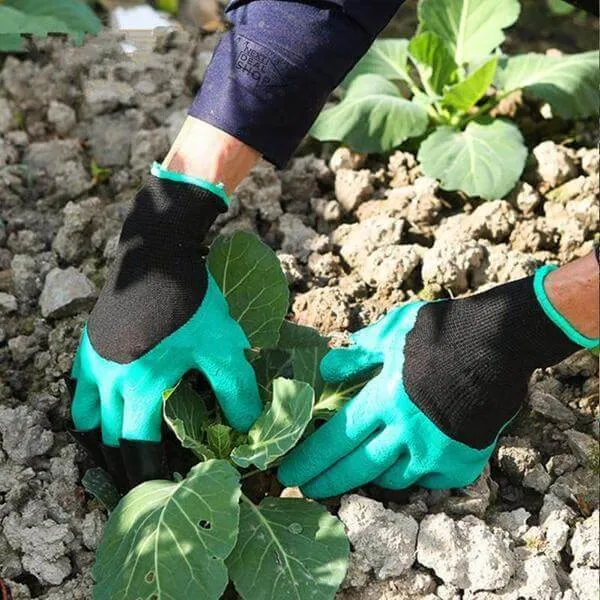 Gardening Gloves with Finger Tip Claws