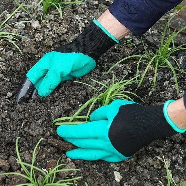 Gardening Gloves with Finger Tip Claws