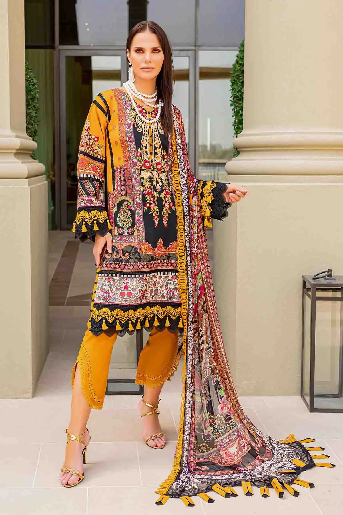 Jade Bliss Pakistani Suit Lawn Collection 2023 BL20076A