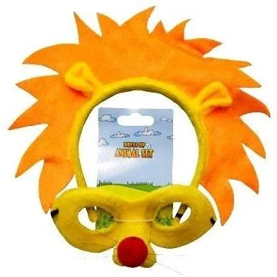 Lion - Headband and Mask Set