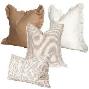 Margot Country Beige Cushion Set