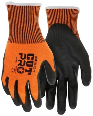 MCR Cut Pro 13G Orange HyperMax PU Coated Gloves