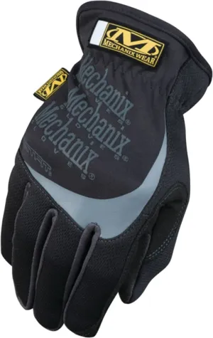 Mechanix Wear FastFit Series MFF-05-011 Work Gloves, Men's, XL, 11 in L, Reinforced Thumb, Elastic Cuff, Black :PR: QUANTITY: 1