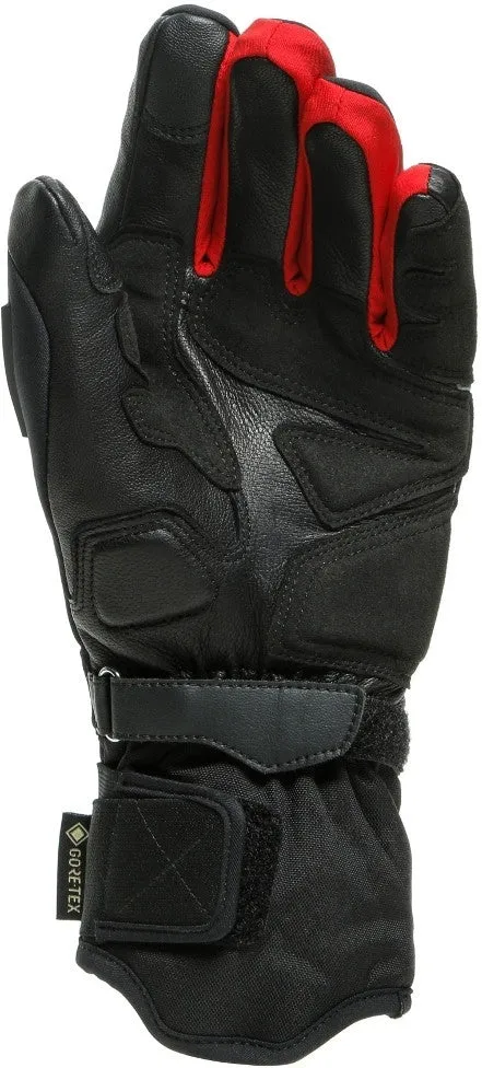 Nebula Gore-Tex Dainese Women's Motorcycle Gloves, Black Red