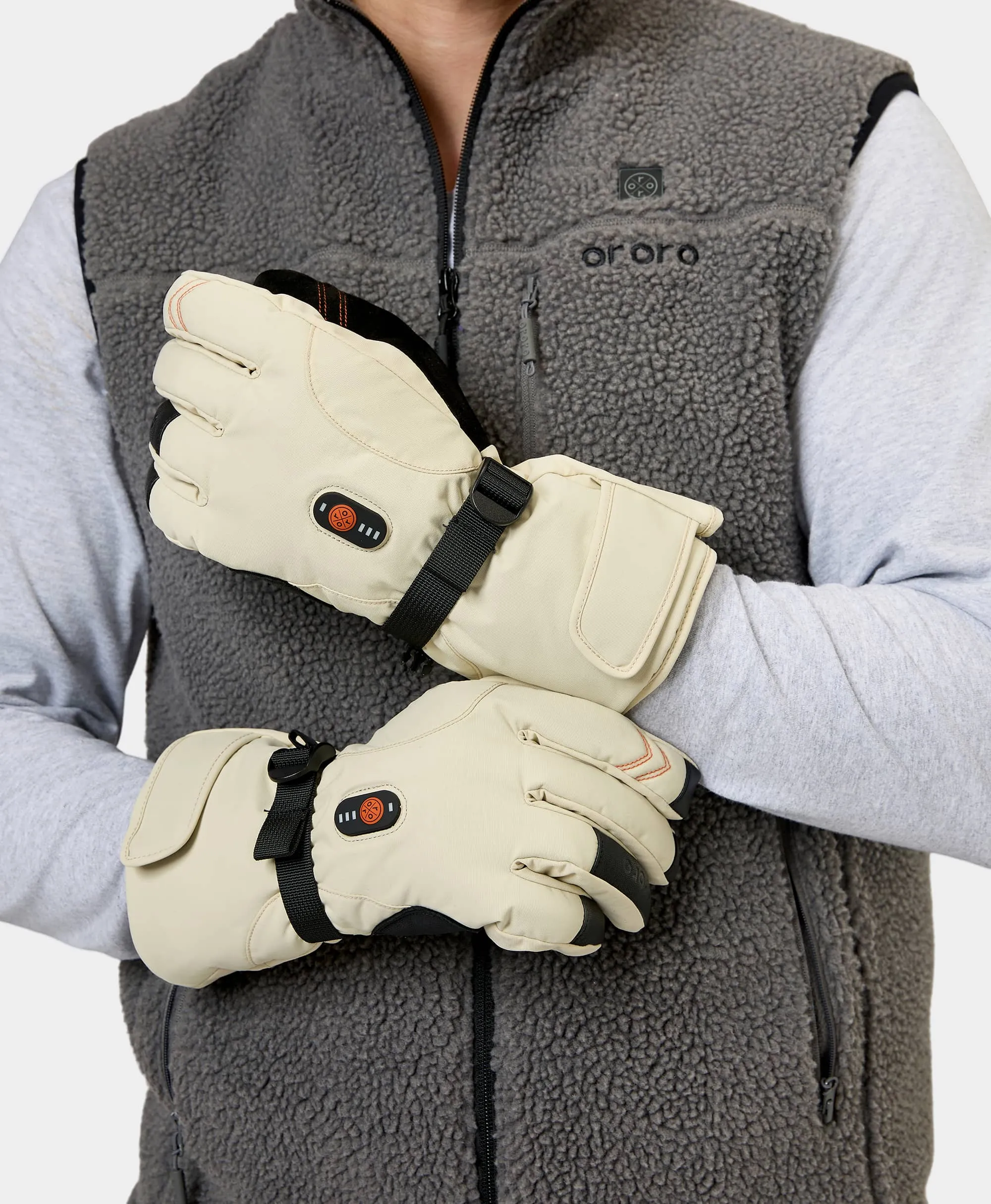 "Calgary" Heated Gloves 2.0 - Beige