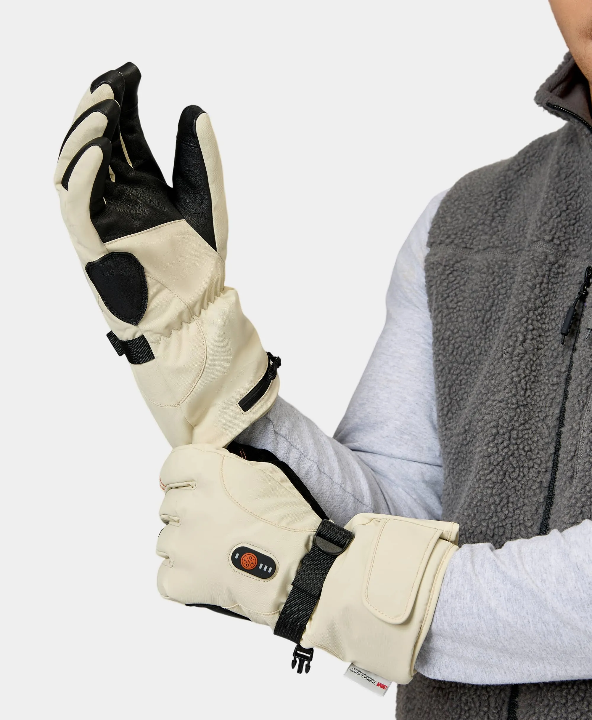 "Calgary" Heated Gloves 2.0 - Beige