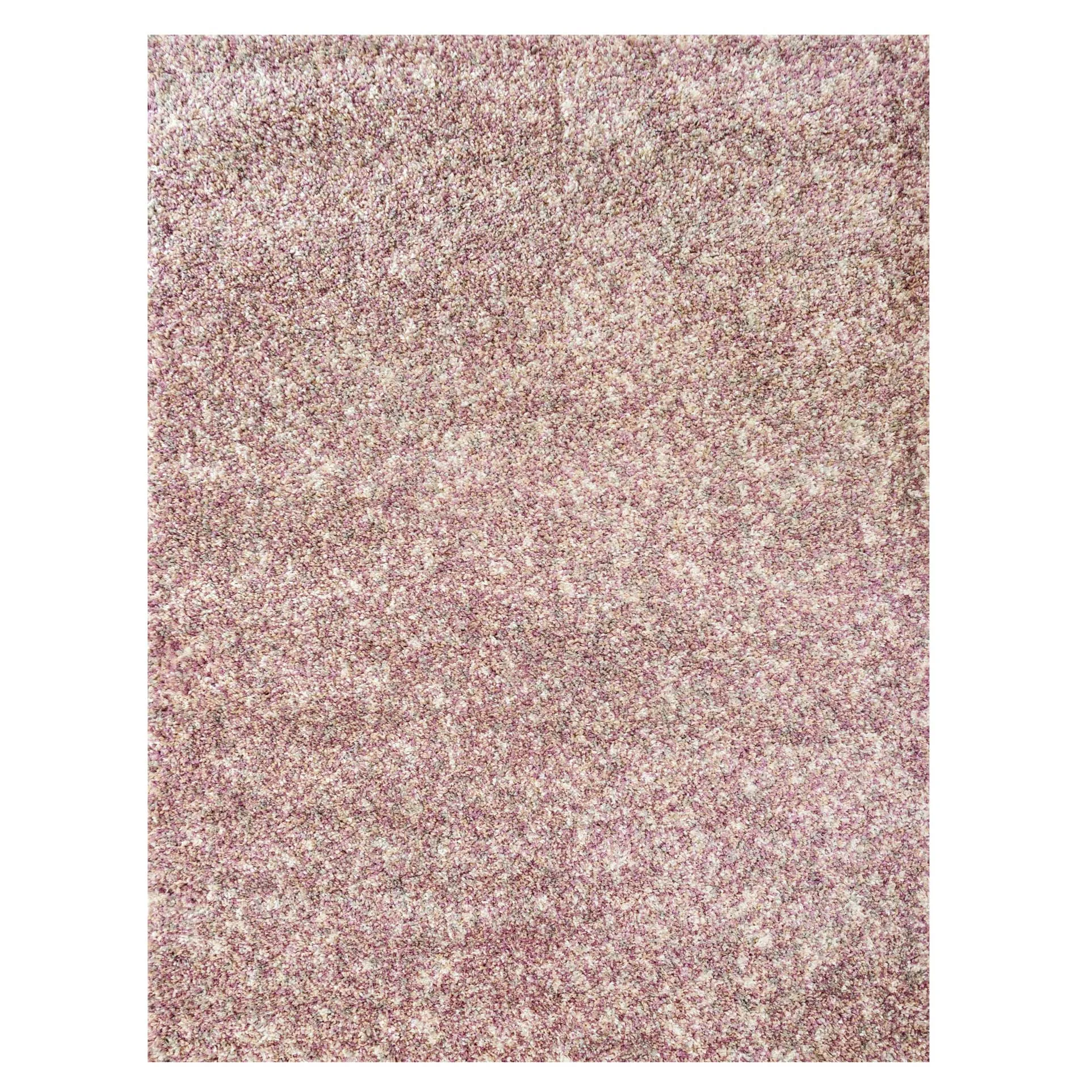 Rich Purple Mottled Shaggy Living Room Rug