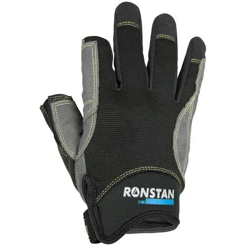 Ronstan Race Glove 3 Full Fingers Black (Pair) CL710