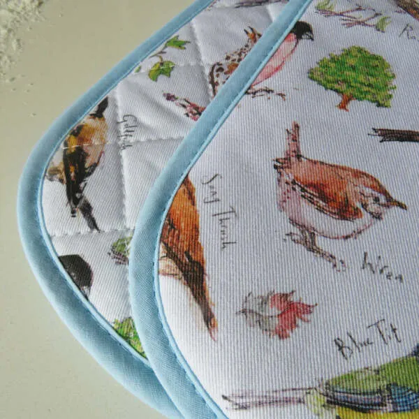 Samuel Lamont Madeleine Floyd Garden Bird Song Double Oven Glove