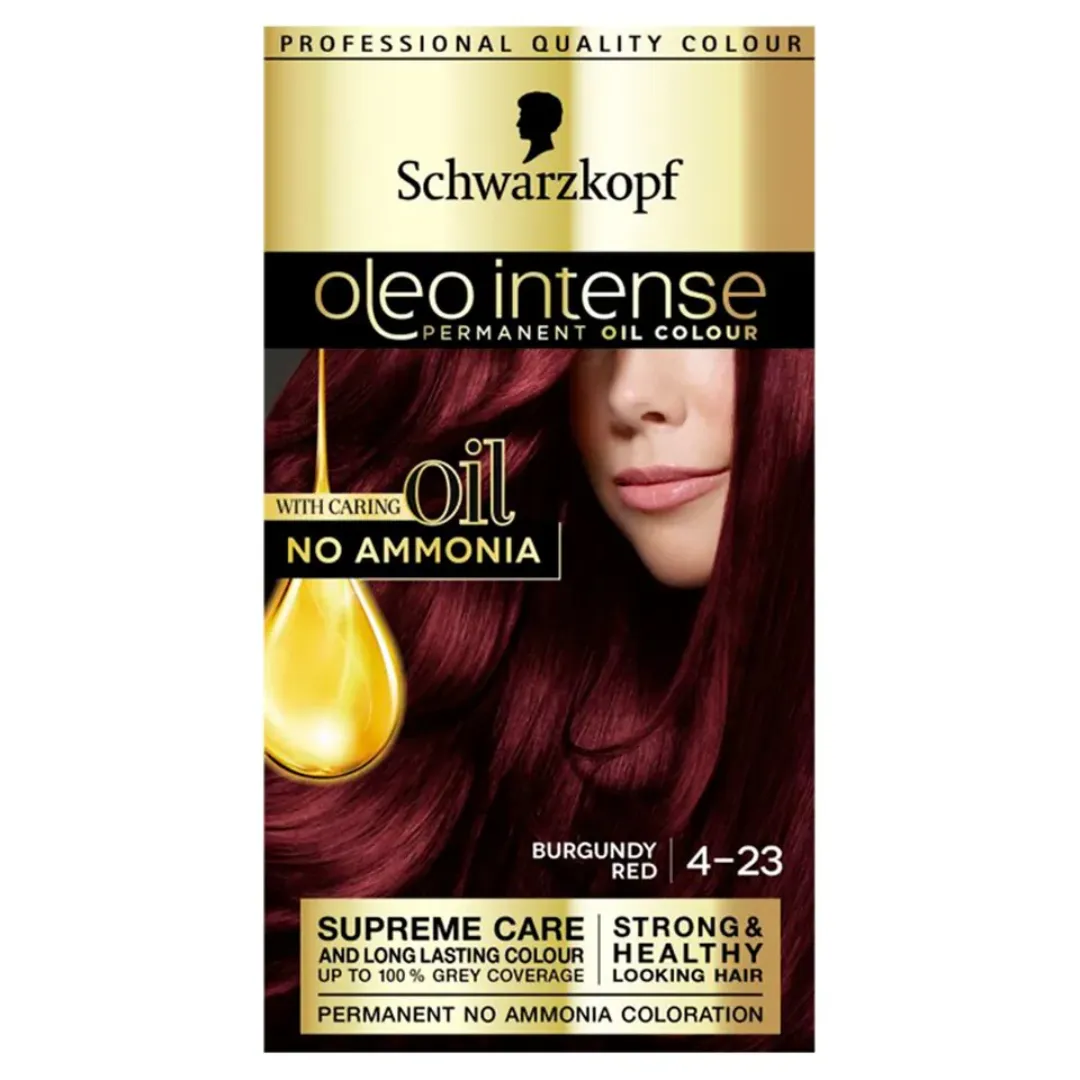 Schwarzkopf Oleo Intense Bgndy Red 4-23 Permanent Hair Dye (U)