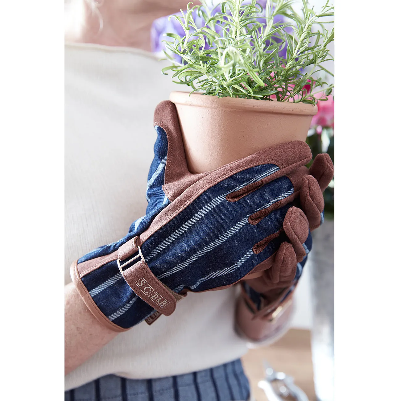 Sophie Conran Everyday Gloves - Ticking