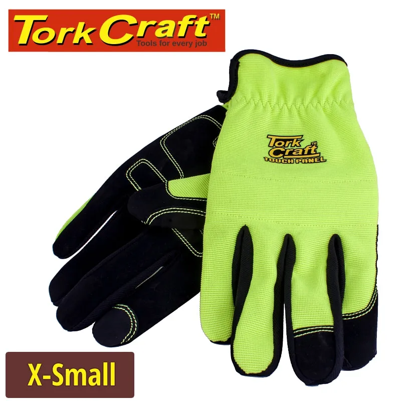 TORK CRAFT GLOVE YELLOW X-LARGE WITH PU PALM MULTI PURPOSE GL53