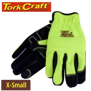 TORK CRAFT GLOVE YELLOW X-LARGE WITH PU PALM MULTI PURPOSE GL53