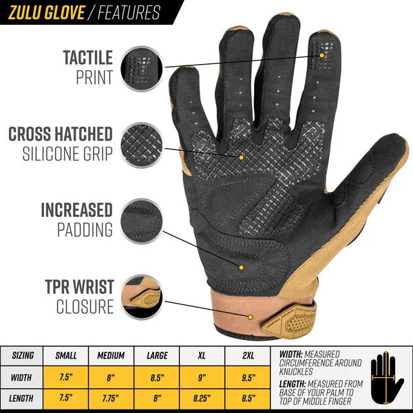 Valken Zulu Tactical Gloves OD