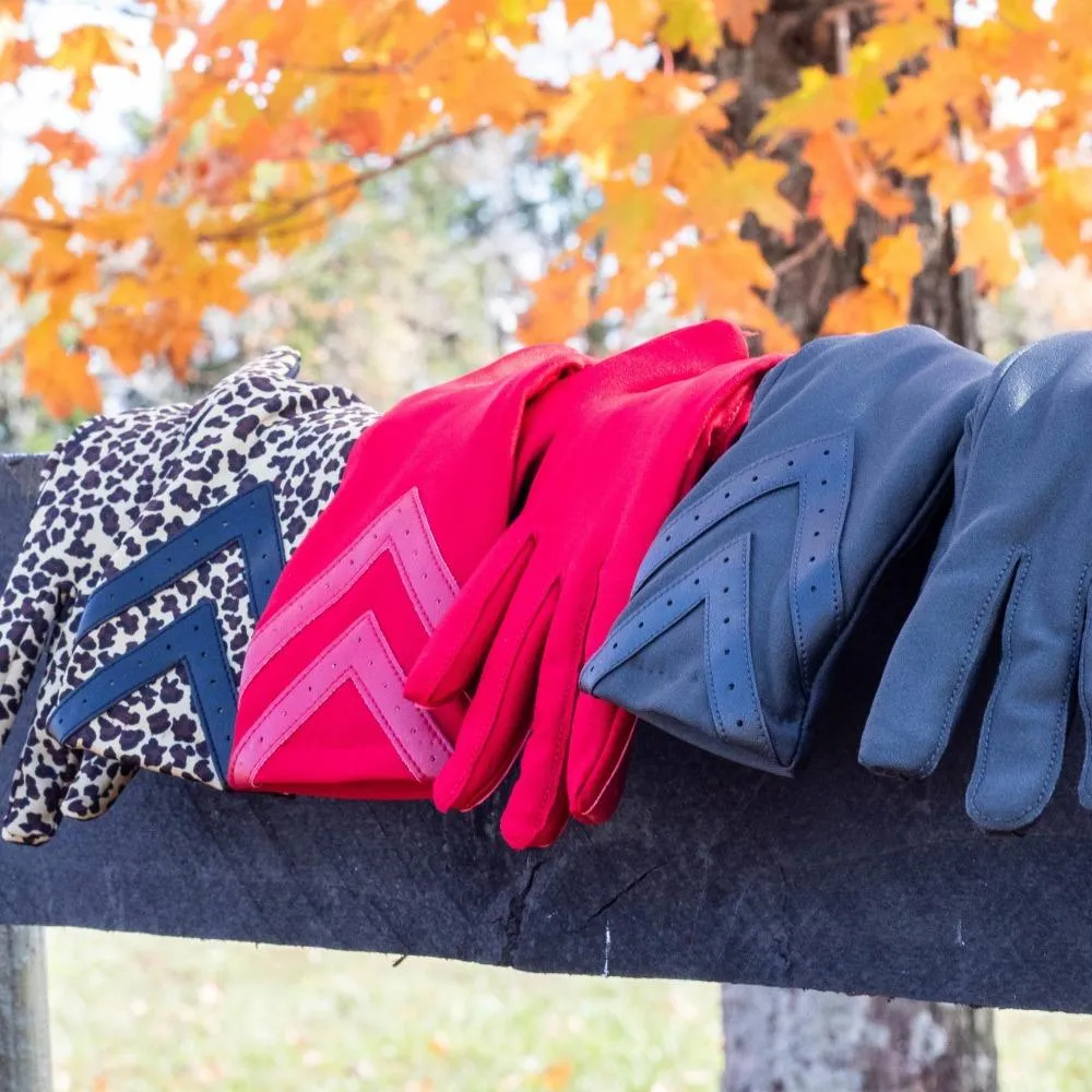 Women’s Isotoner Chevron Spandex Gloves