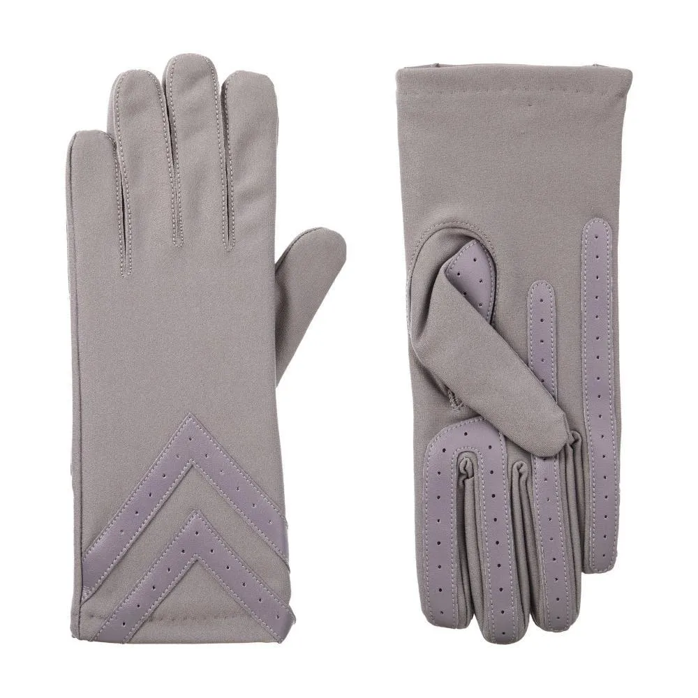 Women’s Isotoner Chevron Spandex Gloves