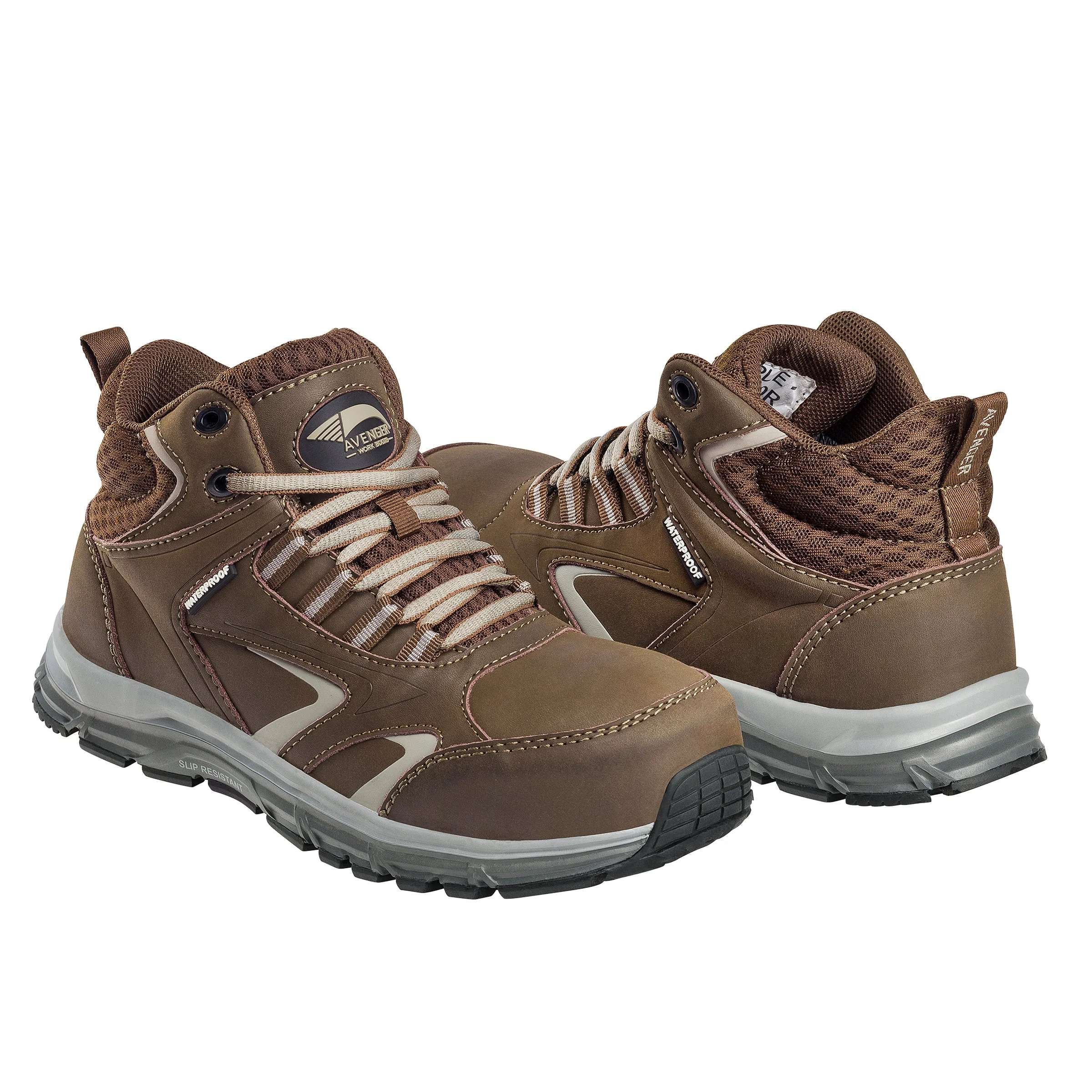 Women's Thresher Brown Alloy Toe EH WP Work Shoe