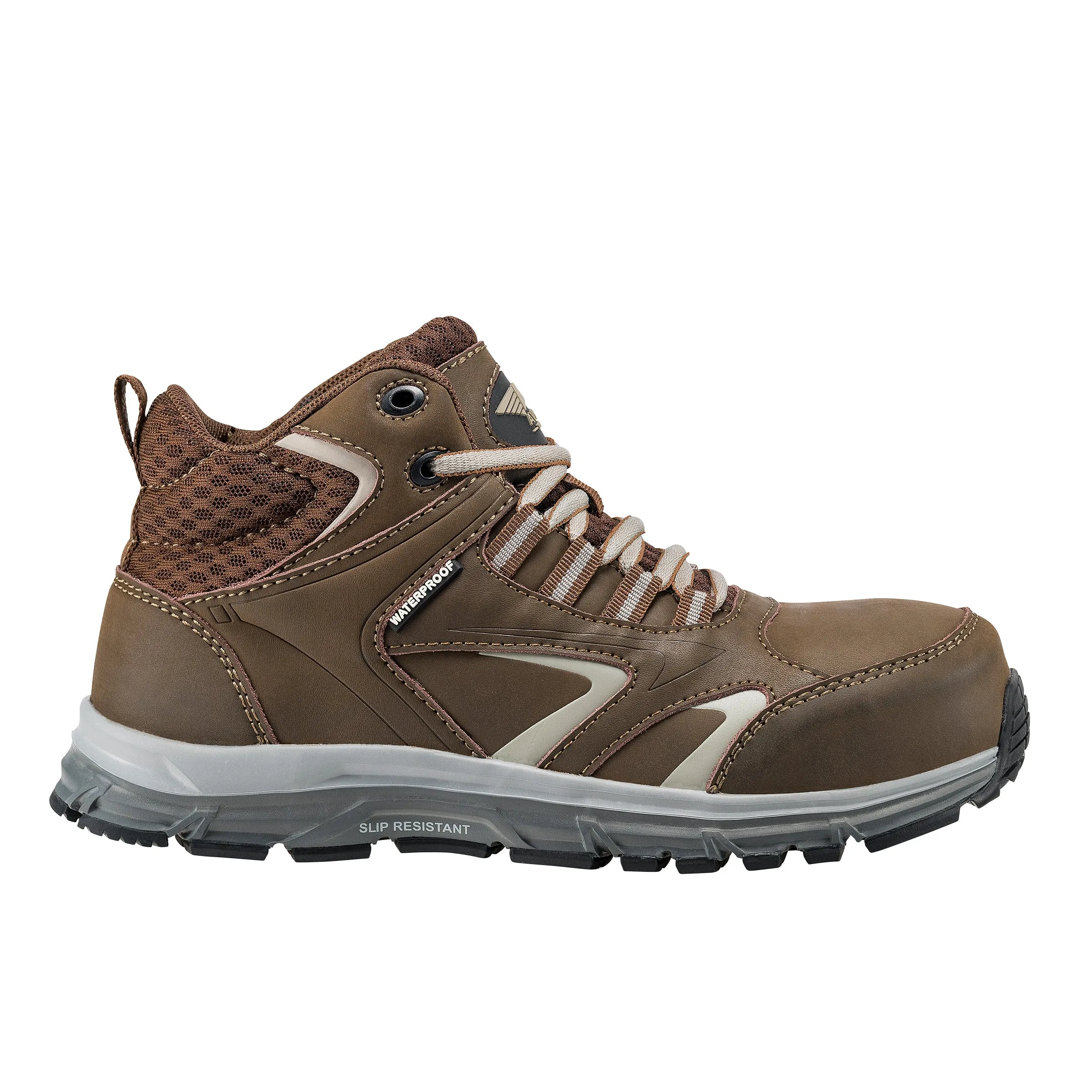 Women's Thresher Brown Alloy Toe EH WP Work Shoe